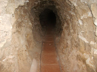 Mine cart tracks
